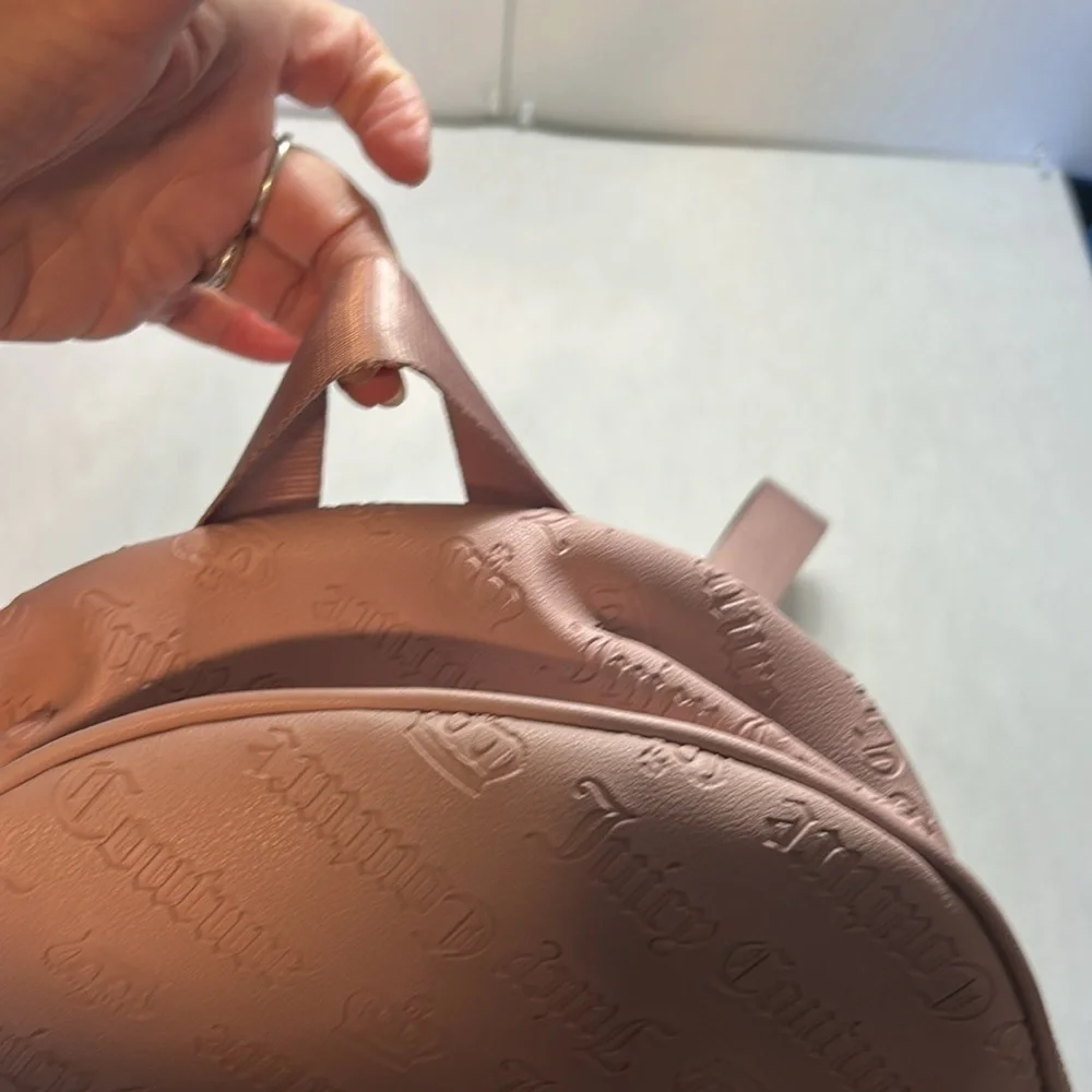 JUICY COUTURE BESTSELLING ROSSIE BACKPACK BACK TO SCHOOL BLUSH COLOR